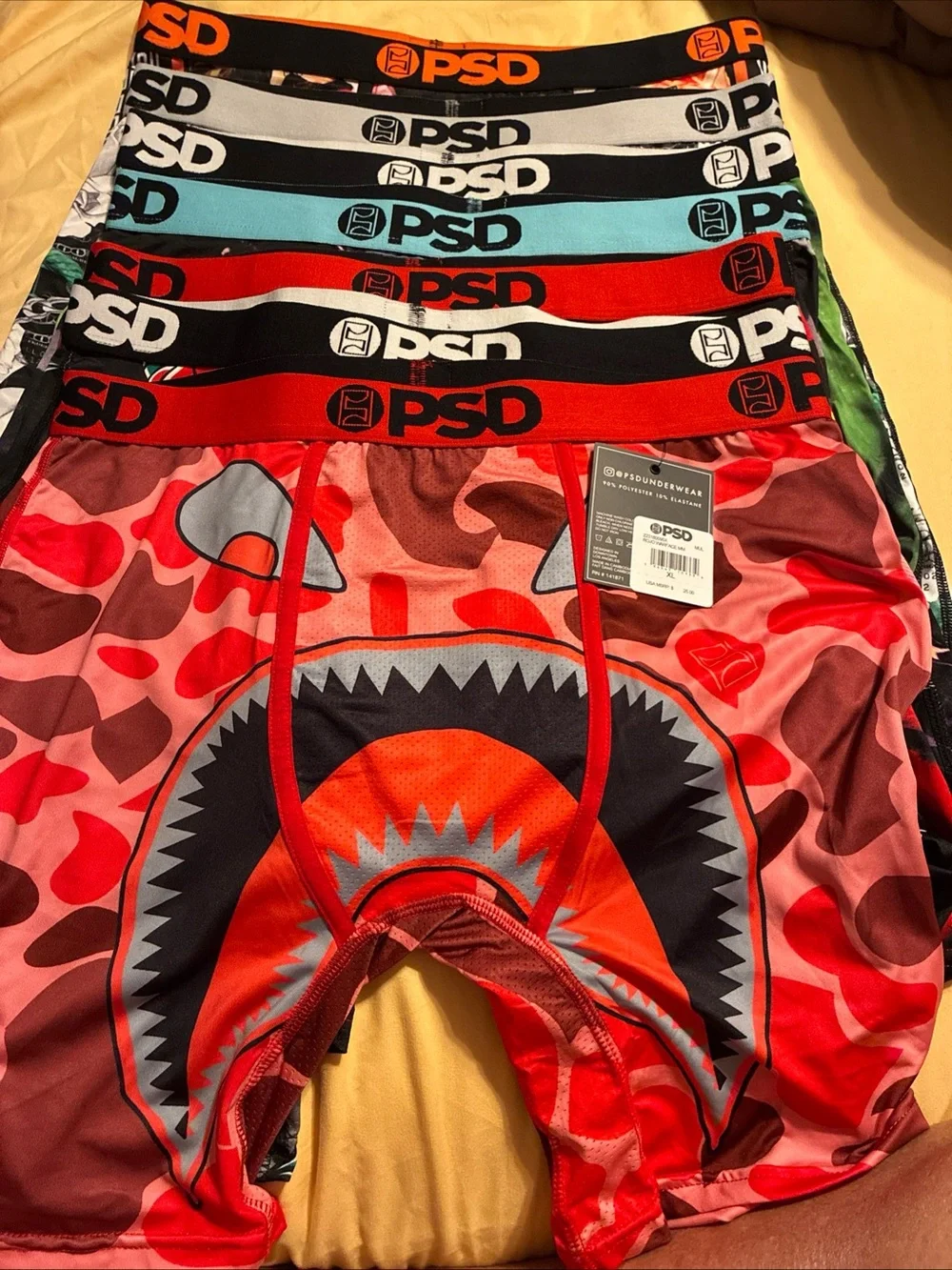 PSD mens boxer briefs lot of 7 size XL